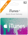$2 iTunes Gift Card