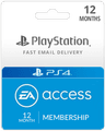 12 Month EA Access Playstation Gift Card