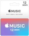 12 Month Subscription - Apple Music Gift Card (Email Delivery)