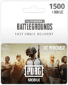 1500UC PUBG Mobile Card