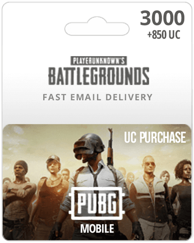 3000UC PUBG Mobile Card