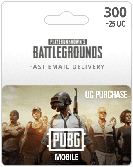 300UC PUBG Mobile Card