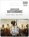 300UC PUBG Mobile Card