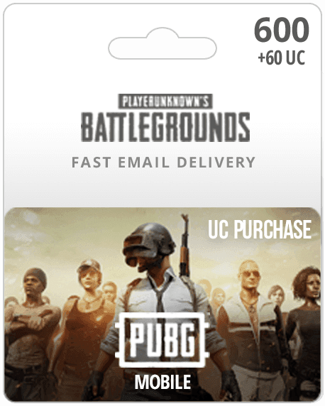 600UC PUBG Mobile Card