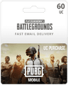 60UC PUBG Mobile Card