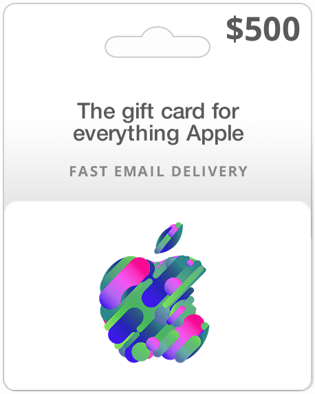 Purchase $500 Apple Gift Card, Instant Delivery | PSN Cards